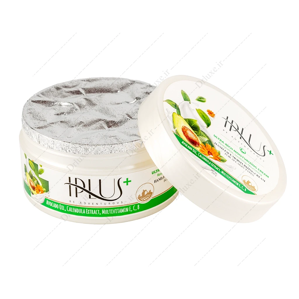 کرم مرطوب کننده روغن آووکادو و عصاره کالاندولا آی پلاس 200 گرم